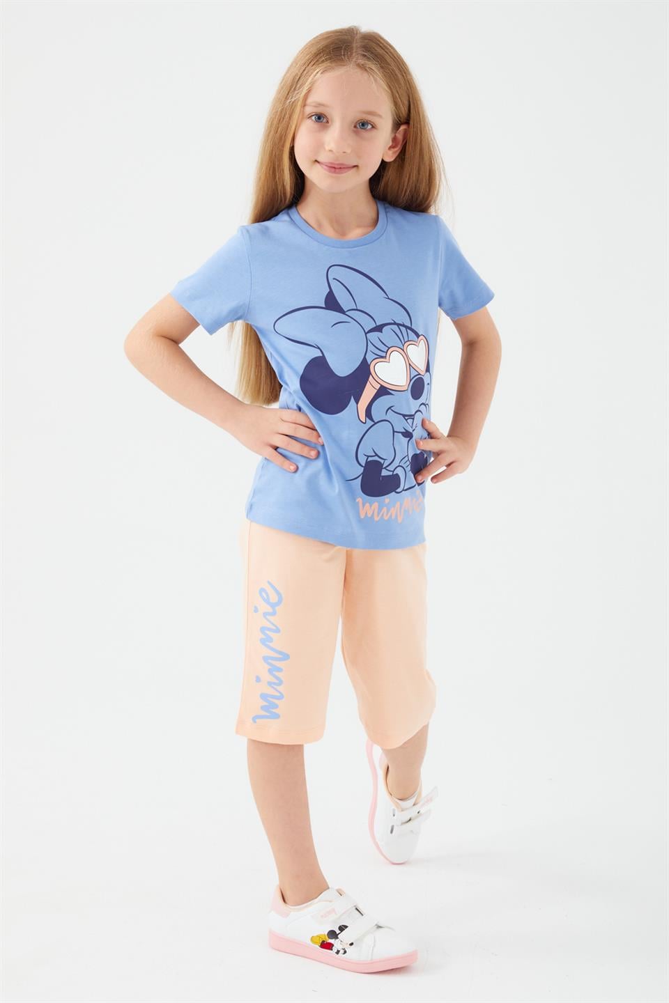 Lisanslı Disney Minnie Mouse Kız Çocuk Takım