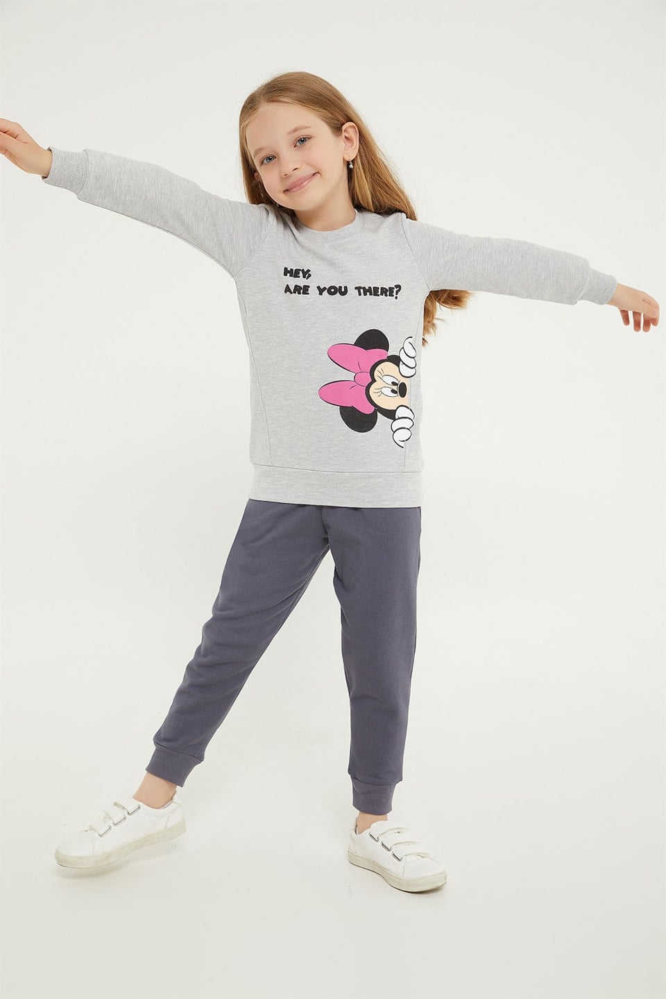 Lisanslı Minnie Mouse Kız Çocuk Takım