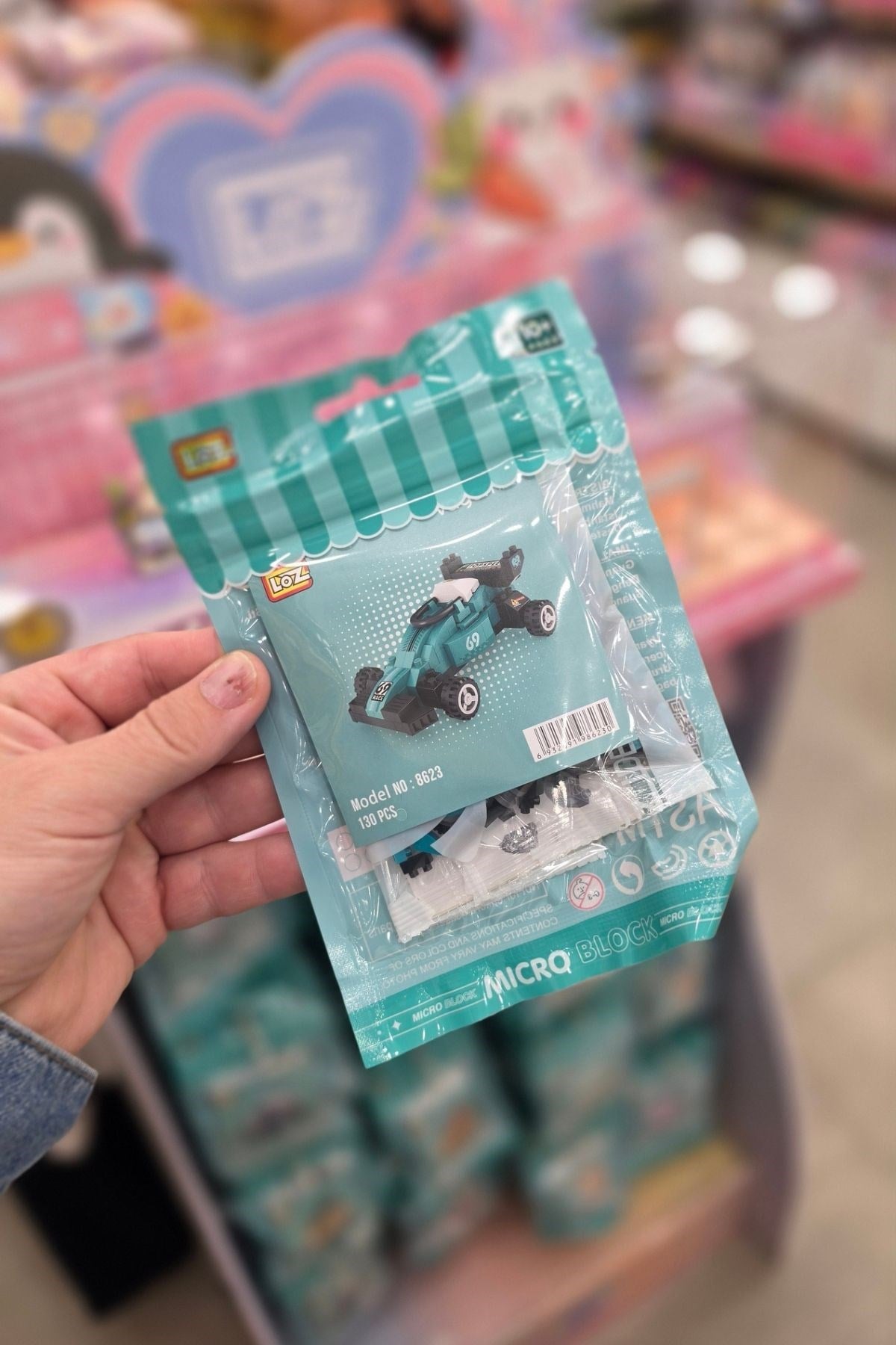 LOZ Blok Oyuncak Mini Poşet - Yarış Arabası Model 8623