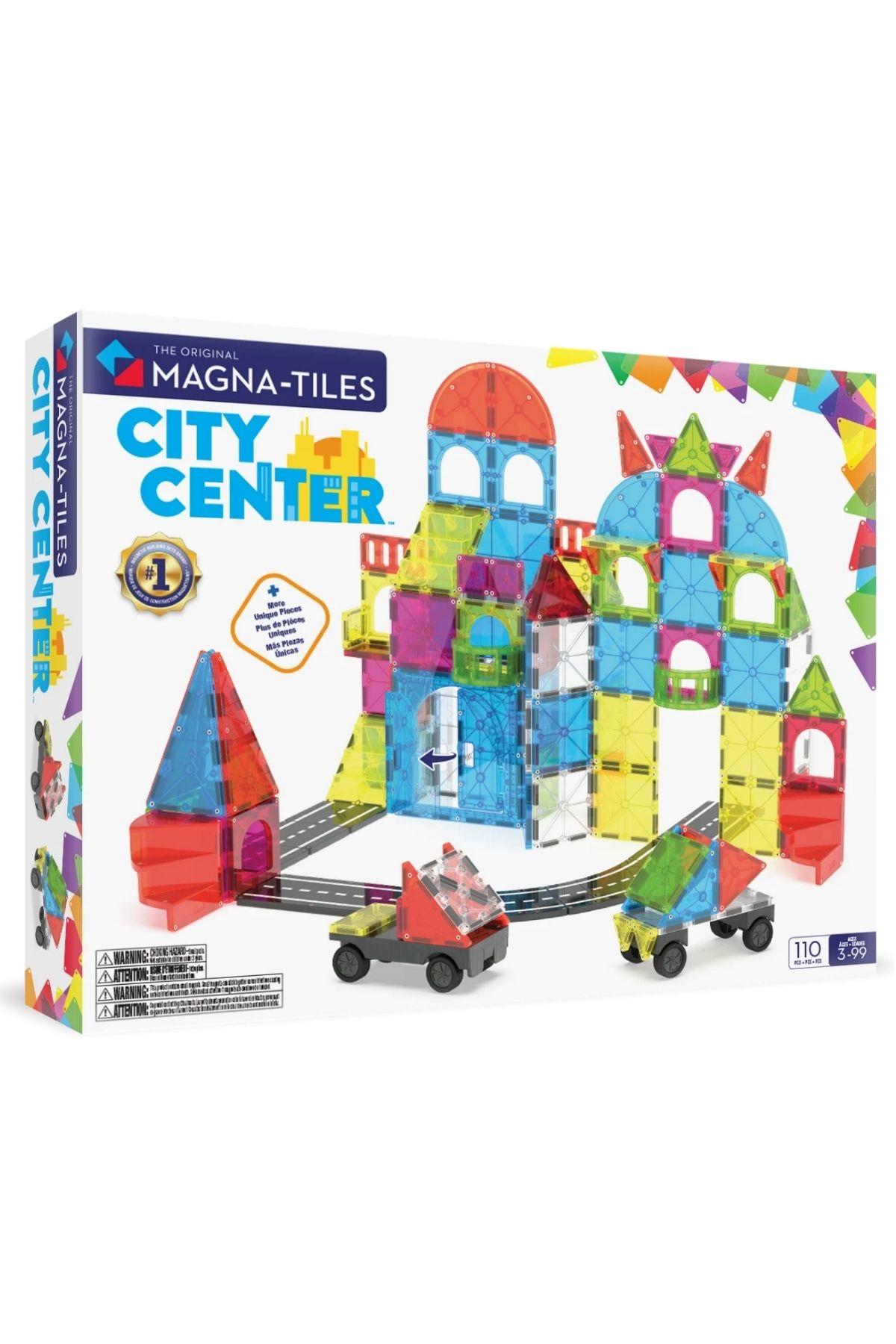 MAGNA-TILES® - City Center Manyetik Bloklar - 110 Parça