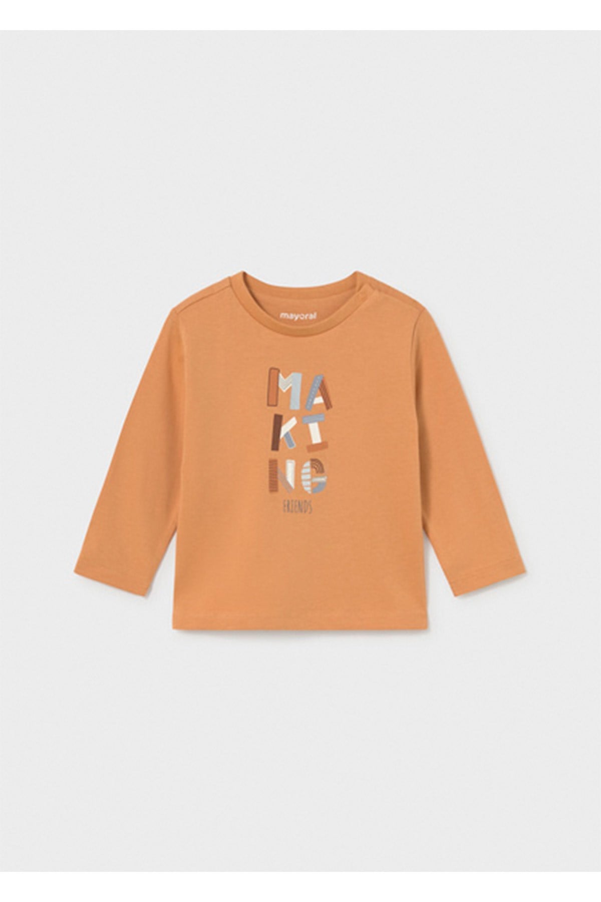 Mayoral Kış Sezon Erkek Bebek Uzun Kol Basic Tshirt - Turuncu