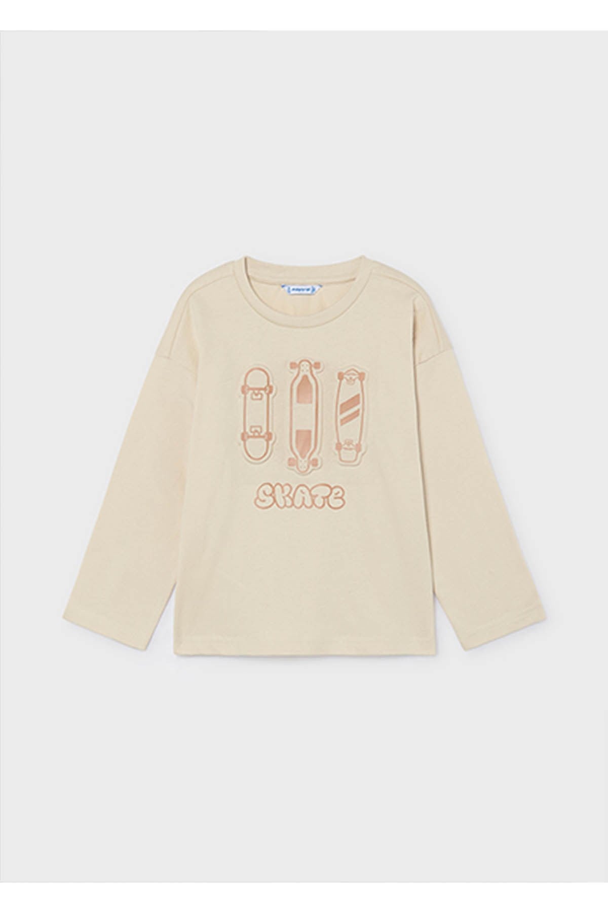 Mayoral Kış Sezon Erkek Çocuk Uzun Kol Tshirt - Bej