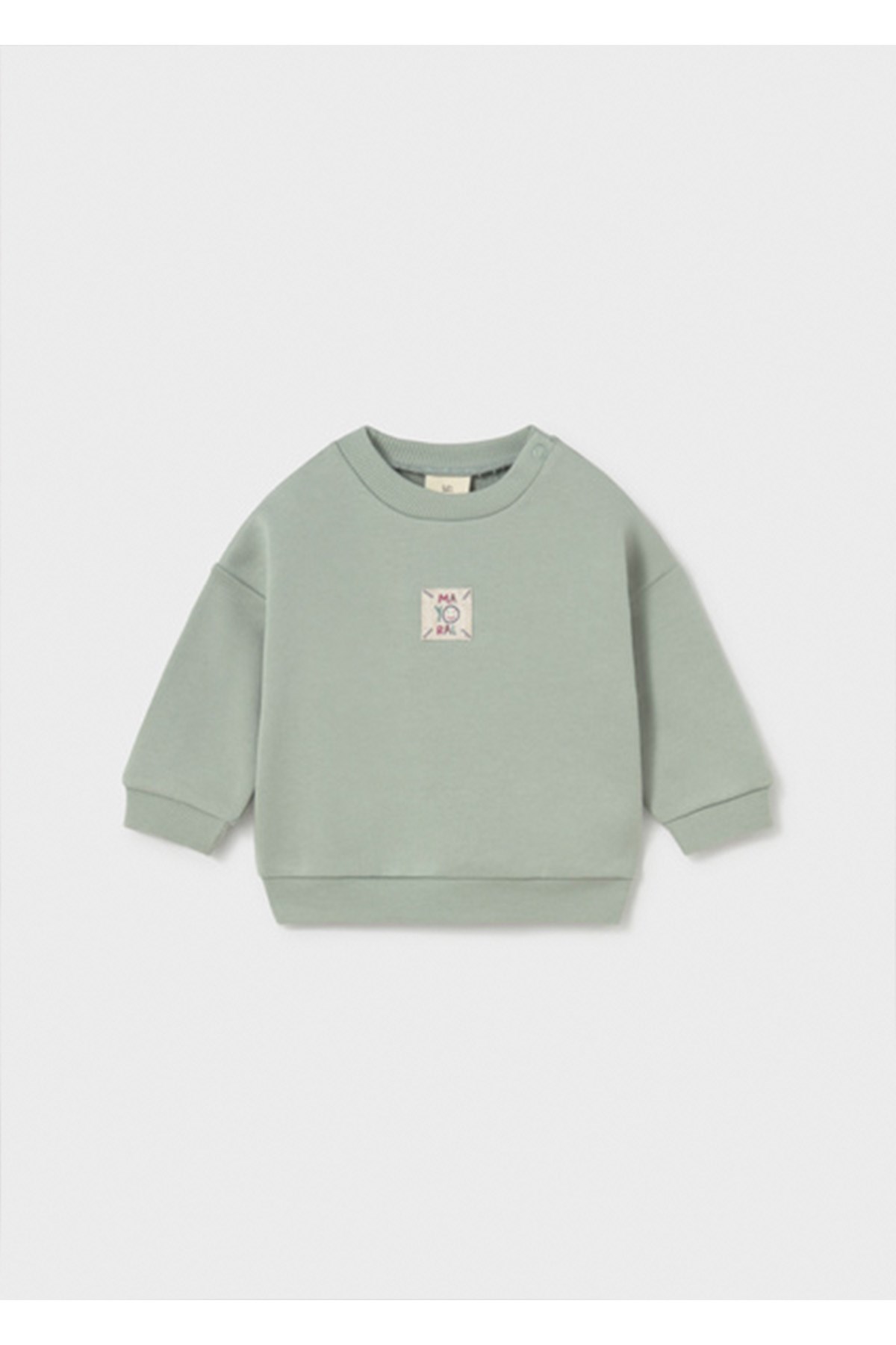 Mayoral Kış Sezon Unisex Bebek Yenidoğan Kapişonlu Sweat - Yeşil