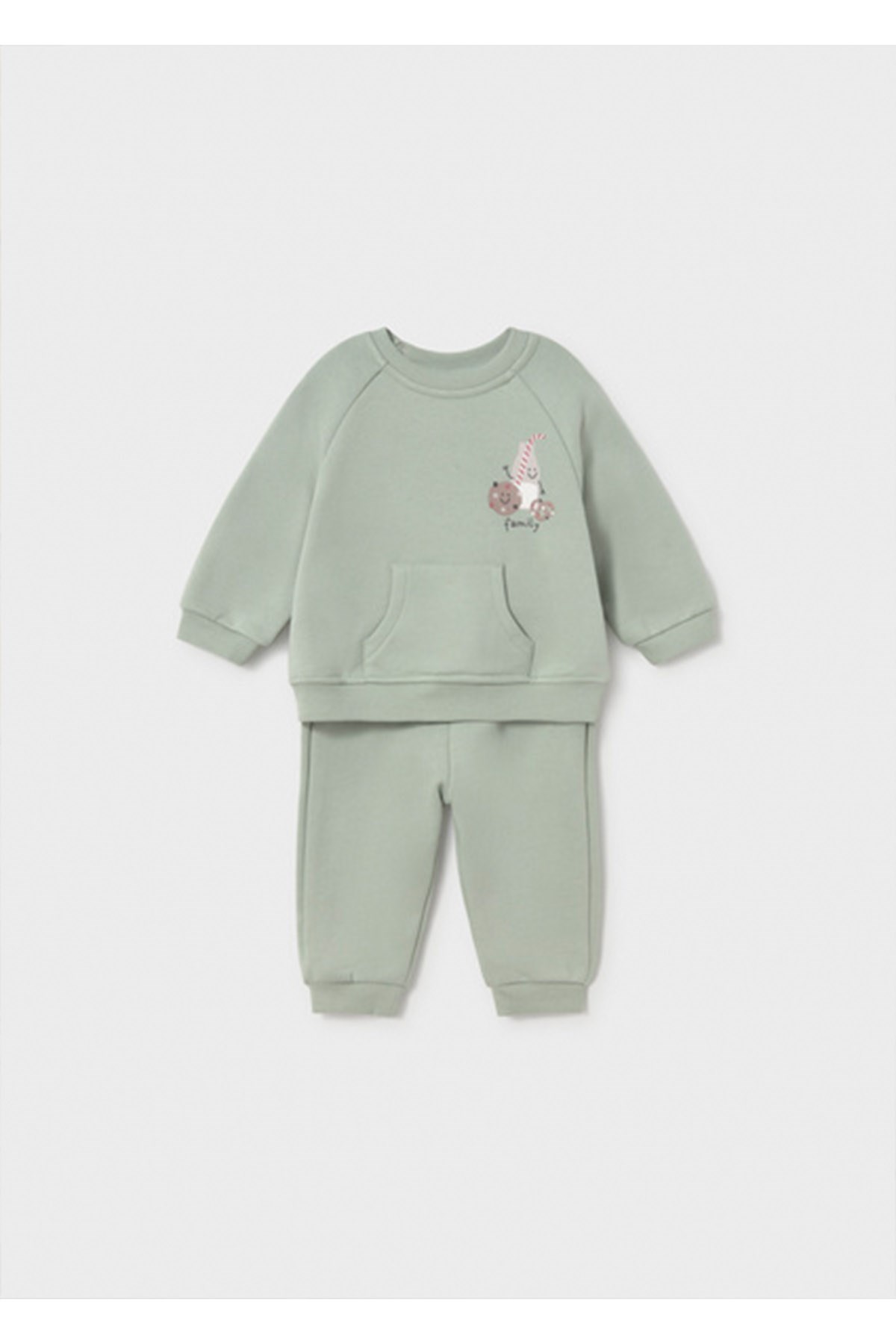 Mayoral Kış Sezon Unisex Bebek Yenidoğan 2'li Eşofman Takım - Yeşil