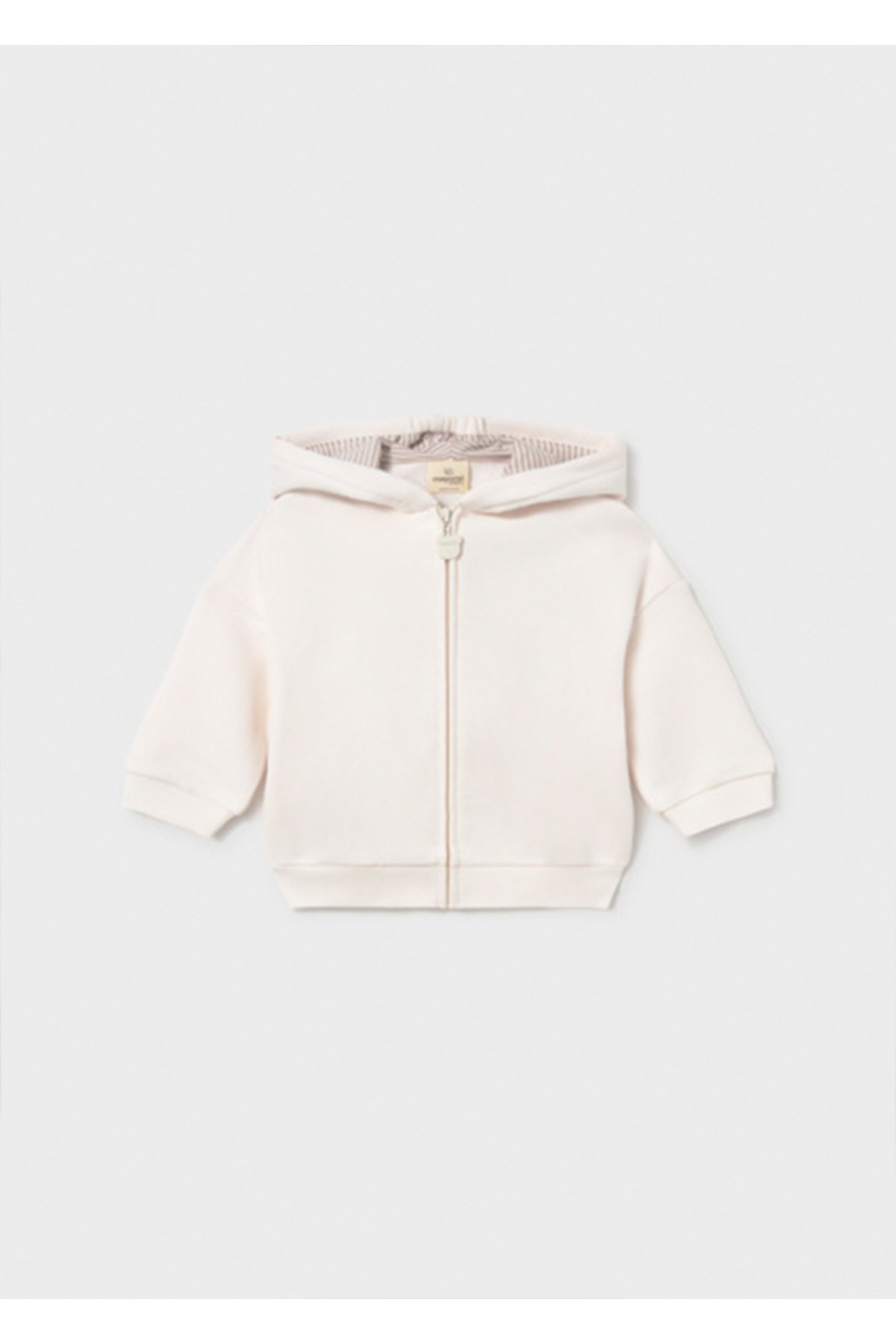 Mayoral Kış Sezon Unisex Bebek Yenidoğan Kapişonlu Sweatshırt - Krem