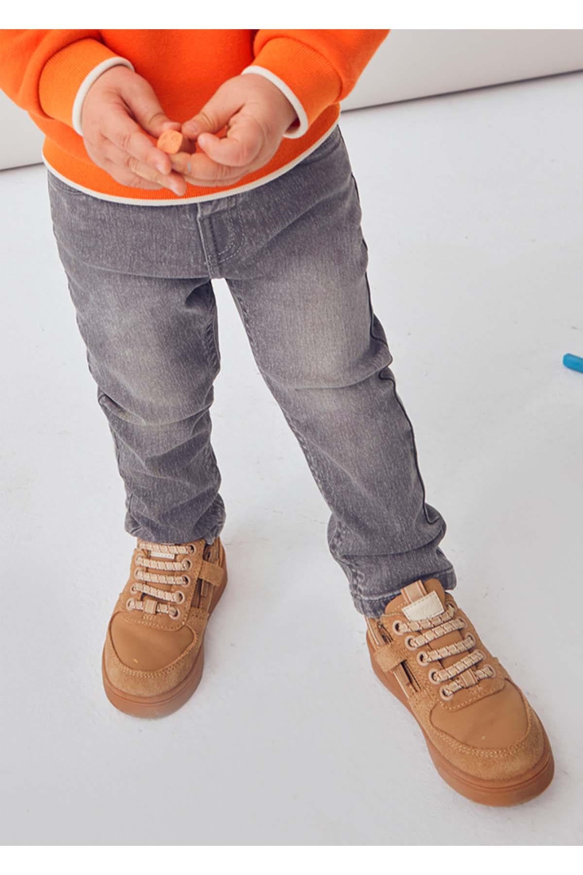 Mayoral Kışlık Erkek Bebek Basic Slim Fit Pantolon - Gri