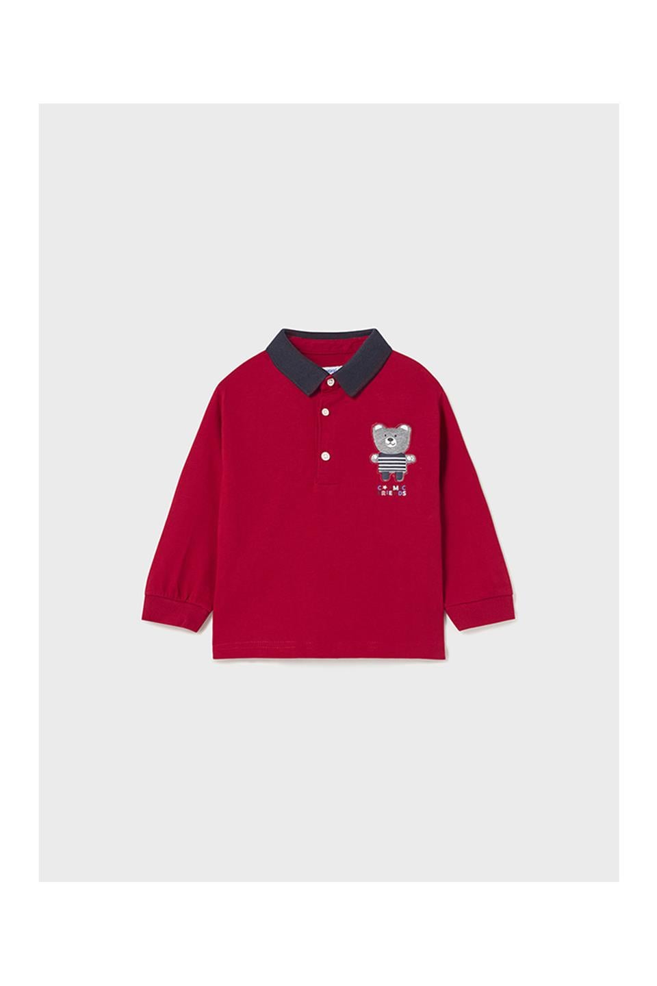 Mayoral Kışlık Erkek Bebek Uzun Kol T-shirt Kırmızı