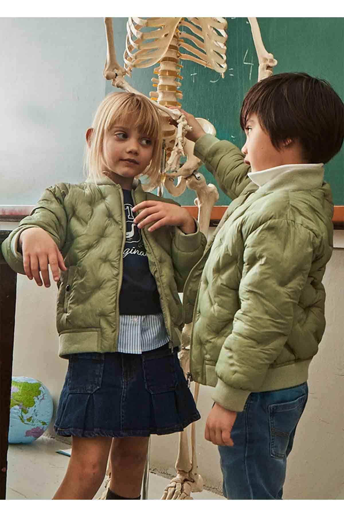 Mayoral Kışlık Erkek Çocuk Ceket  Mont - Yeşil