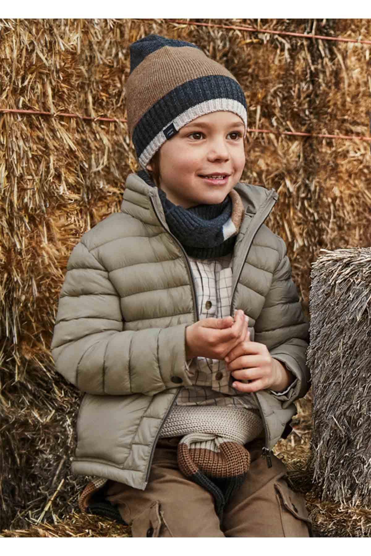 Mayoral Kışlık Erkek Çocuk Mont - Koyu Bej