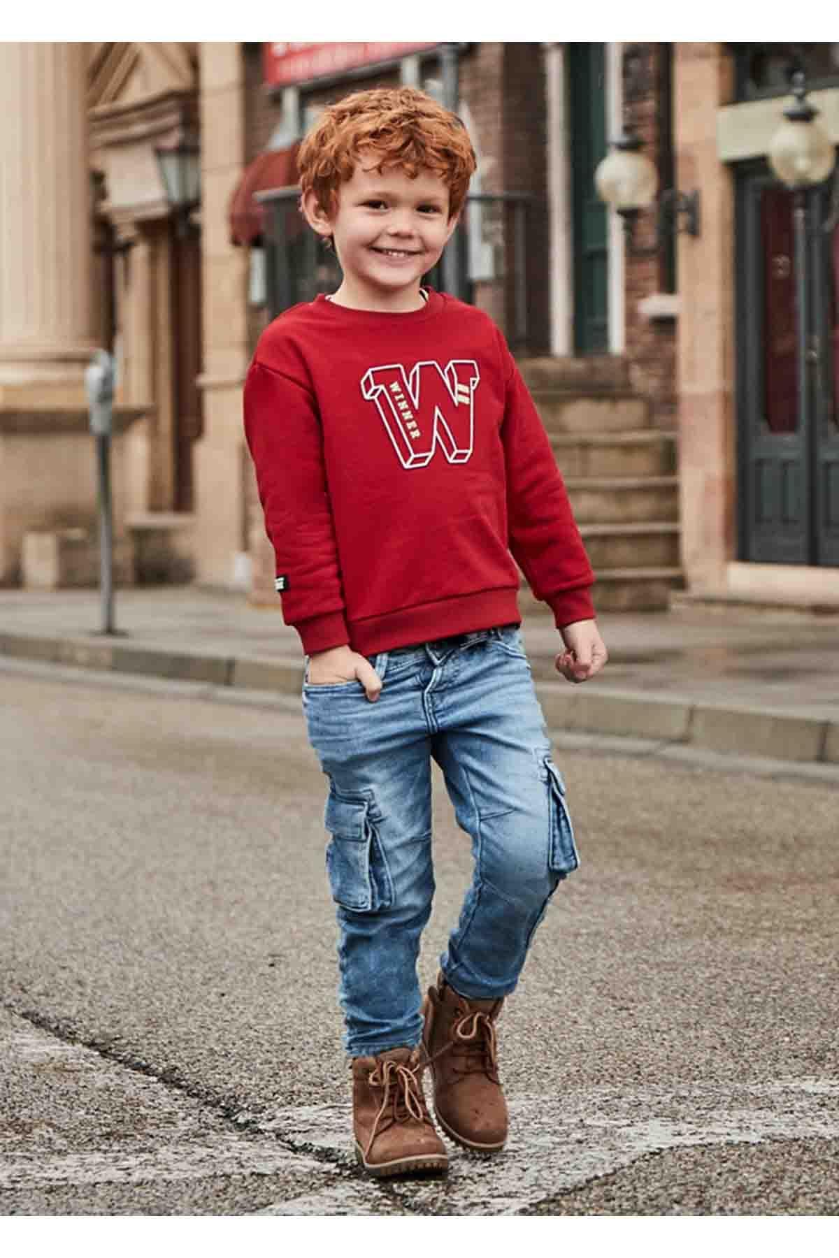 Mayoral Kışlık Erkek Çocuk Sweat - Bordo