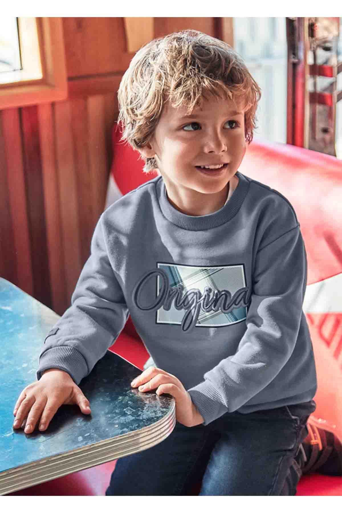 Mayoral Kışlık Erkek Çocuk Sweat - Gri