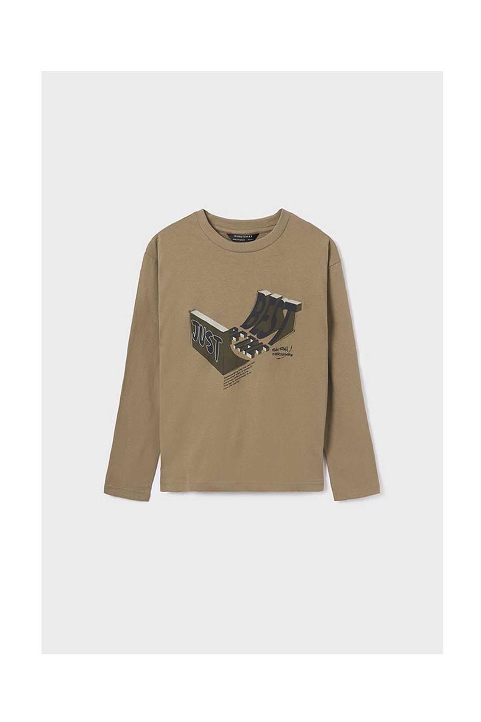 Mayoral Kışlık Erkek Uzun Kol T-shirt 2'li Set Yeşil