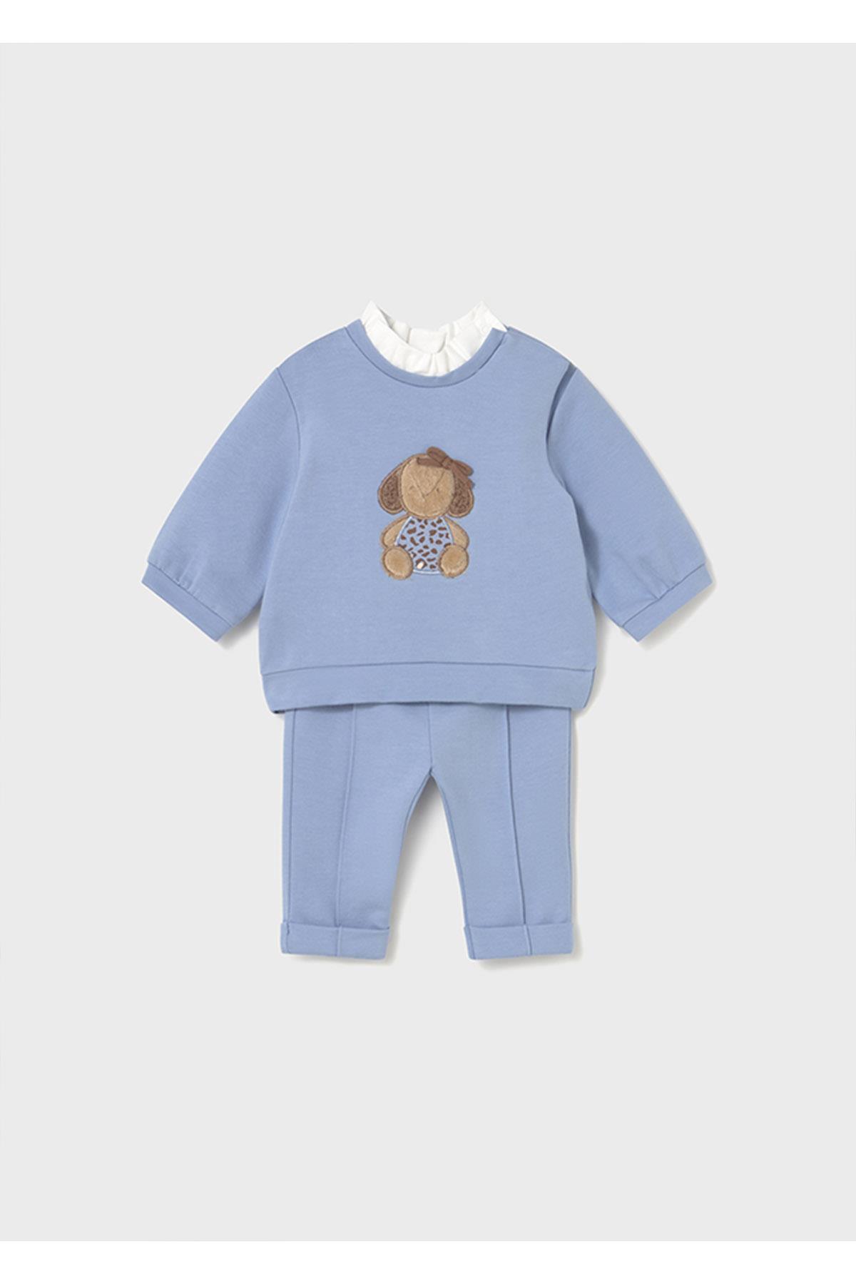 Mayoral Kışlık Kız Bebek 2'li Takım - Mavi
