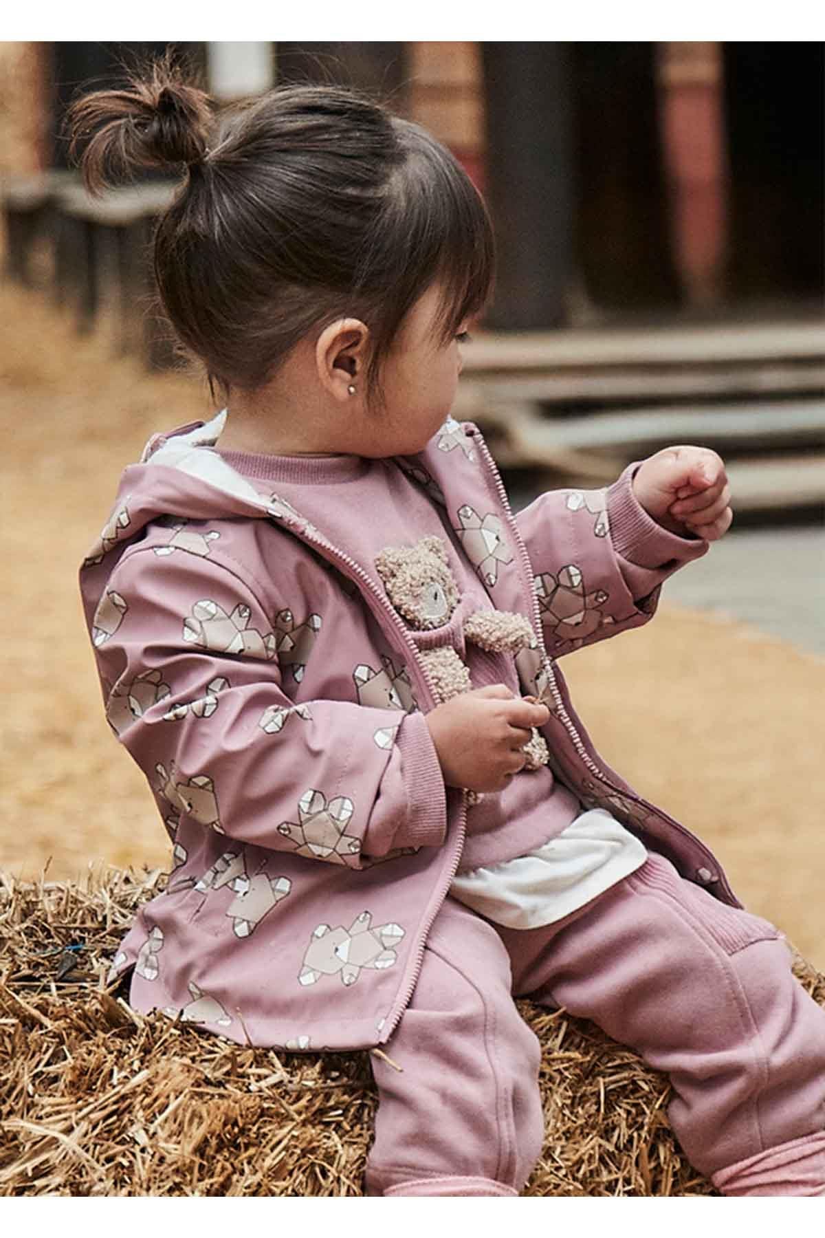 Mayoral Kışlık Kız Bebek Ceket Yağmurluk - Pembe