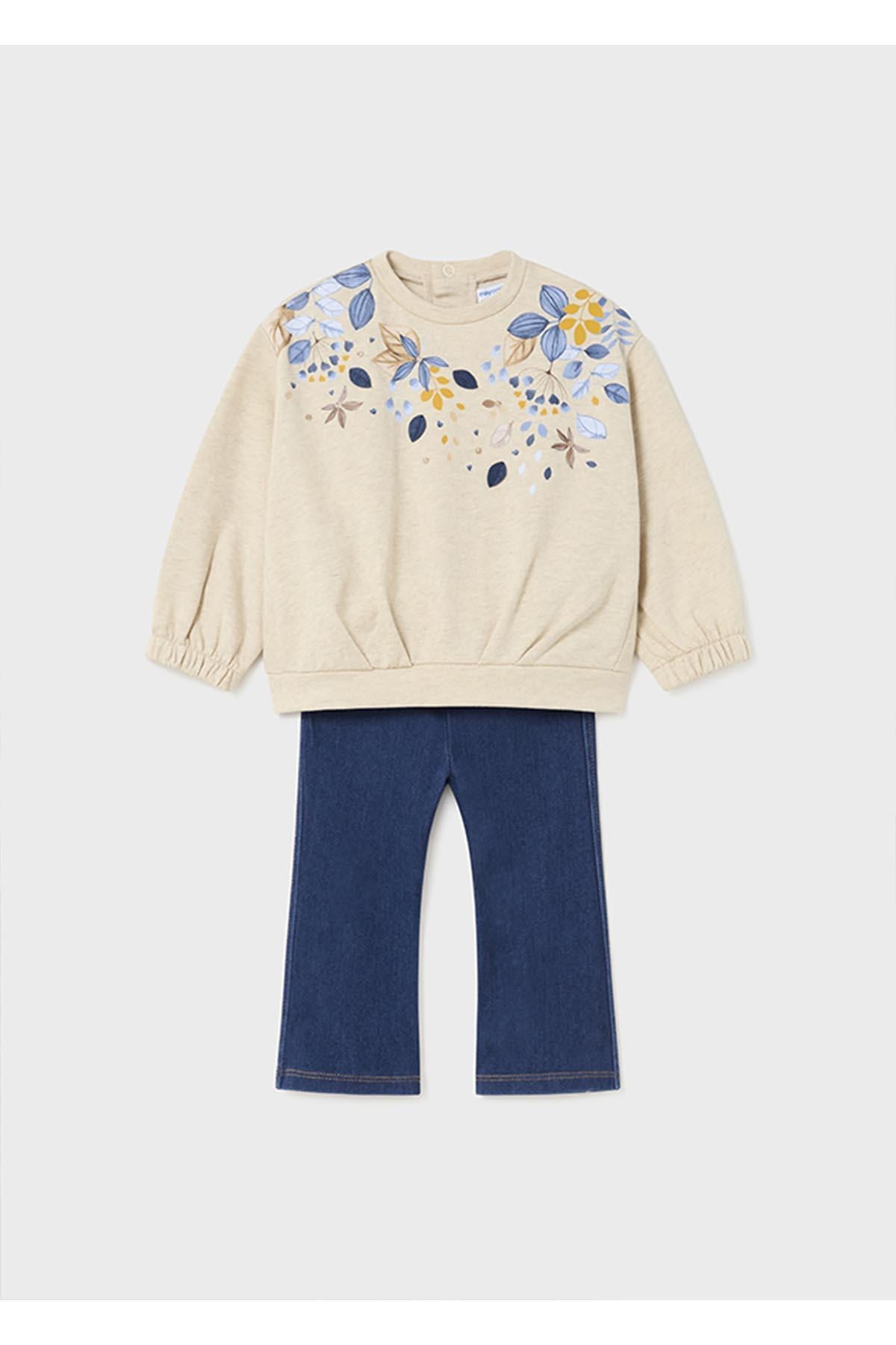 Mayoral Kışlık Kız Bebek Sweat Pantolon Takım