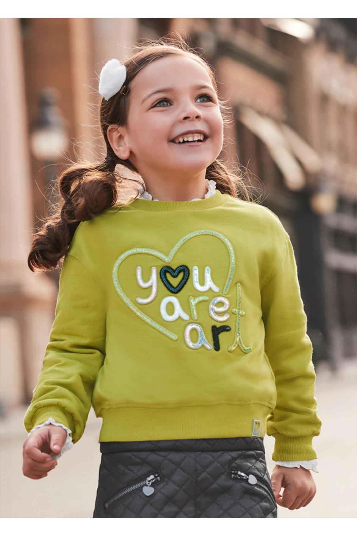 Mayoral Kışlık Kız Çocuk Sweat - Yeşil