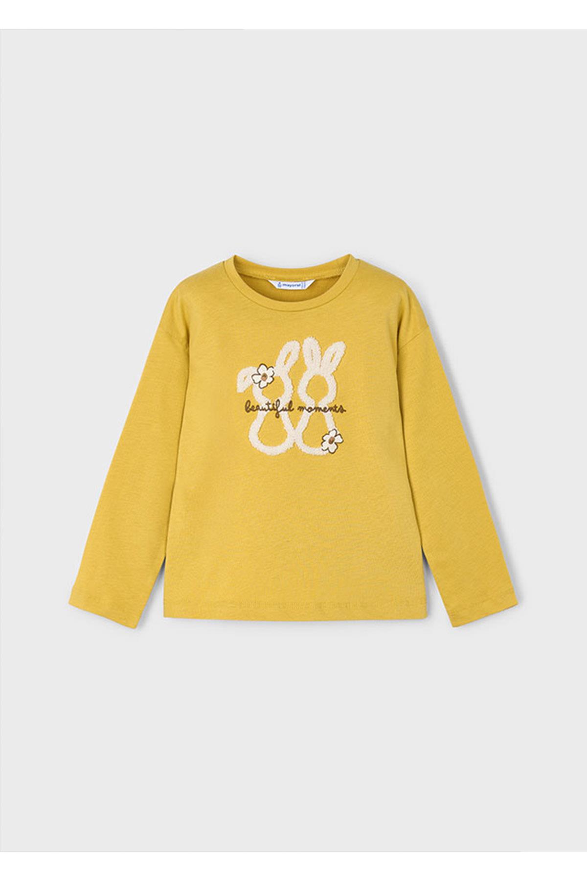 Mayoral Kışlık Kız Çocuk Uzun Kol Tshirt - Sarı