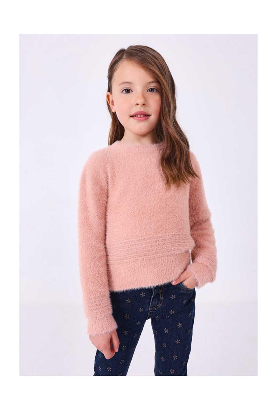 Mayoral Kışlık Kız Örme Kazak Pembe