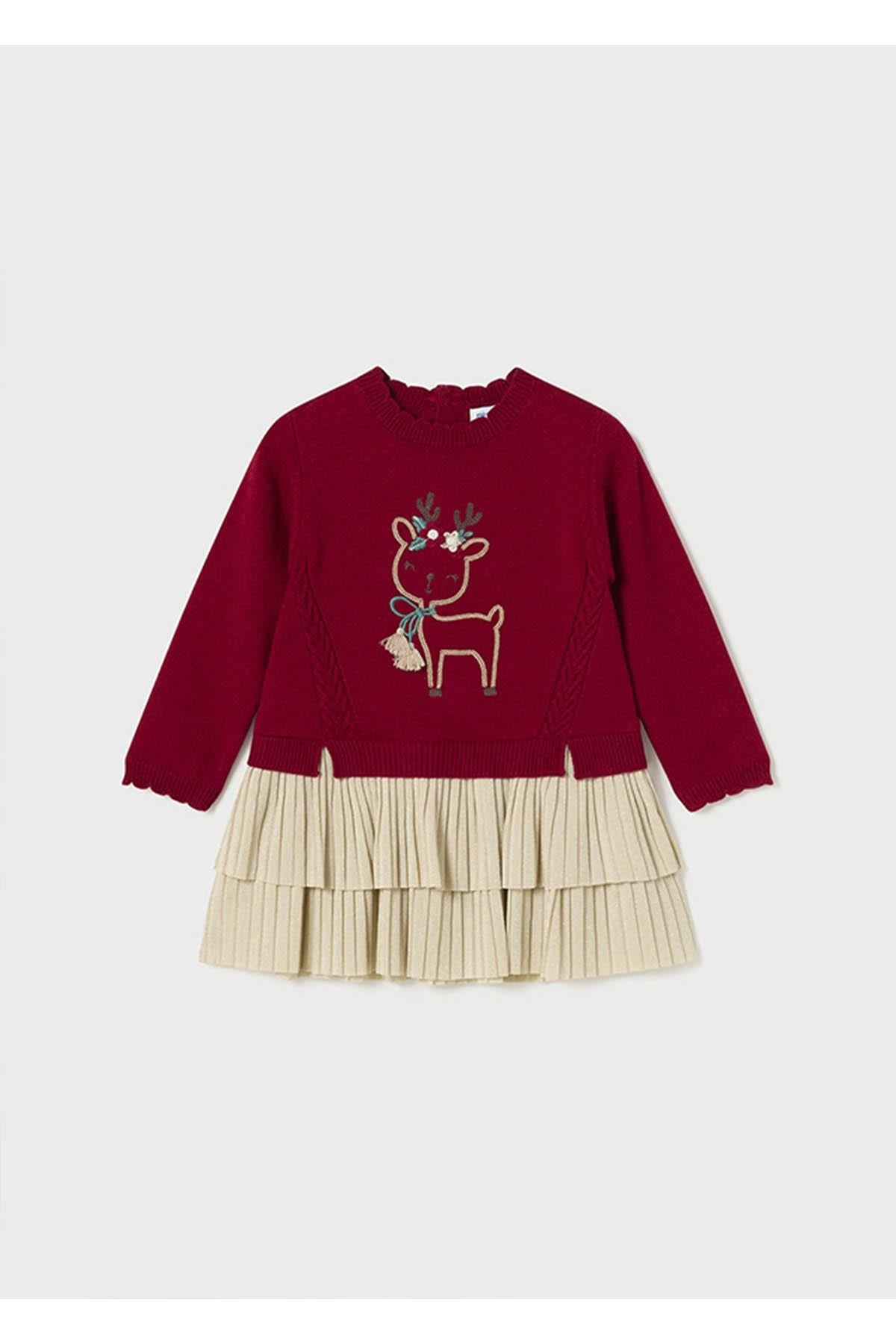 Mayoral Kışlık Kız Triko Elbise