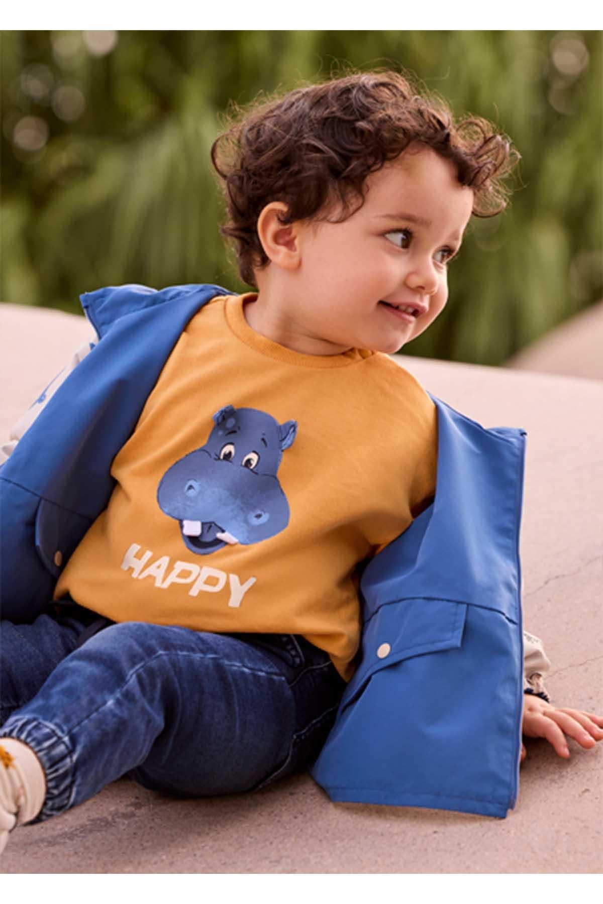 Mayoral Yazlık Erkek Bebek Sweat - Sarı
