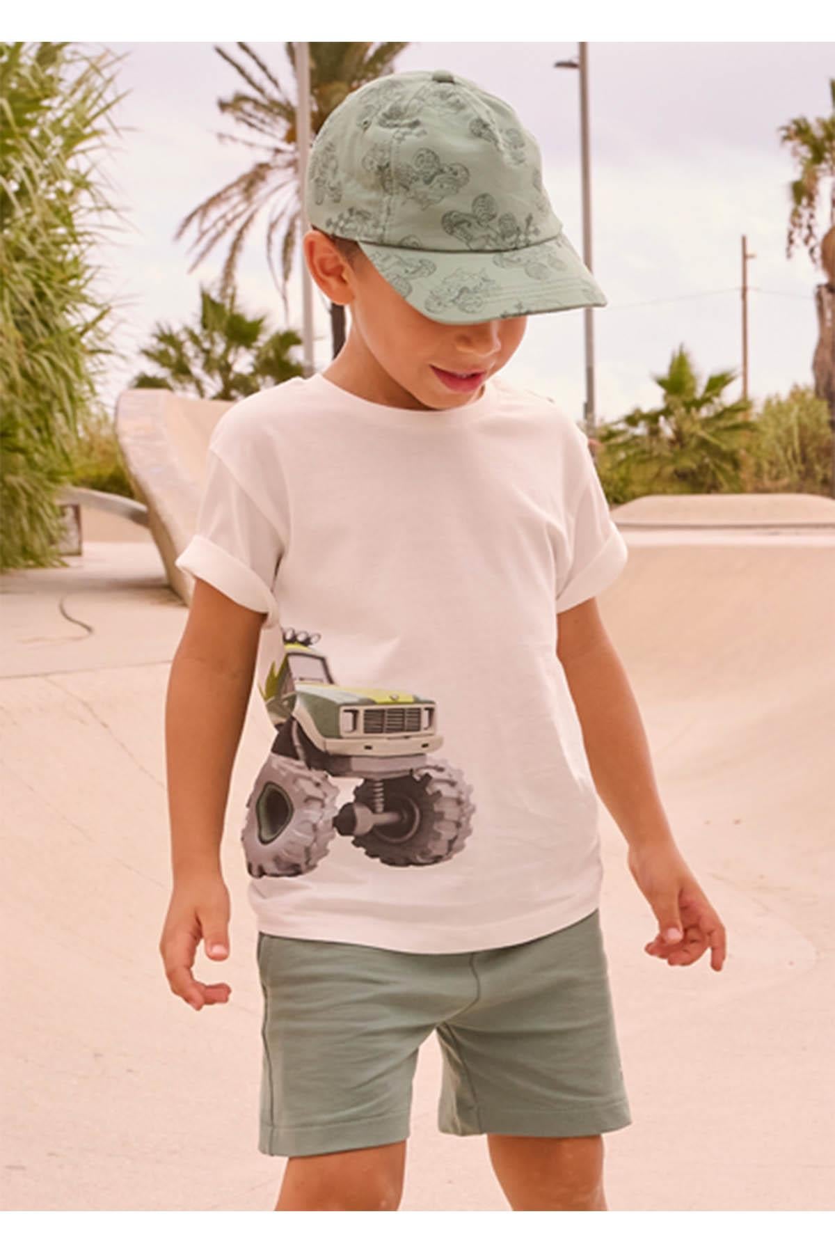 Mayoral Yazlık Erkek Çocuk 2'li Şort Tshirt Takım  - Yeşil