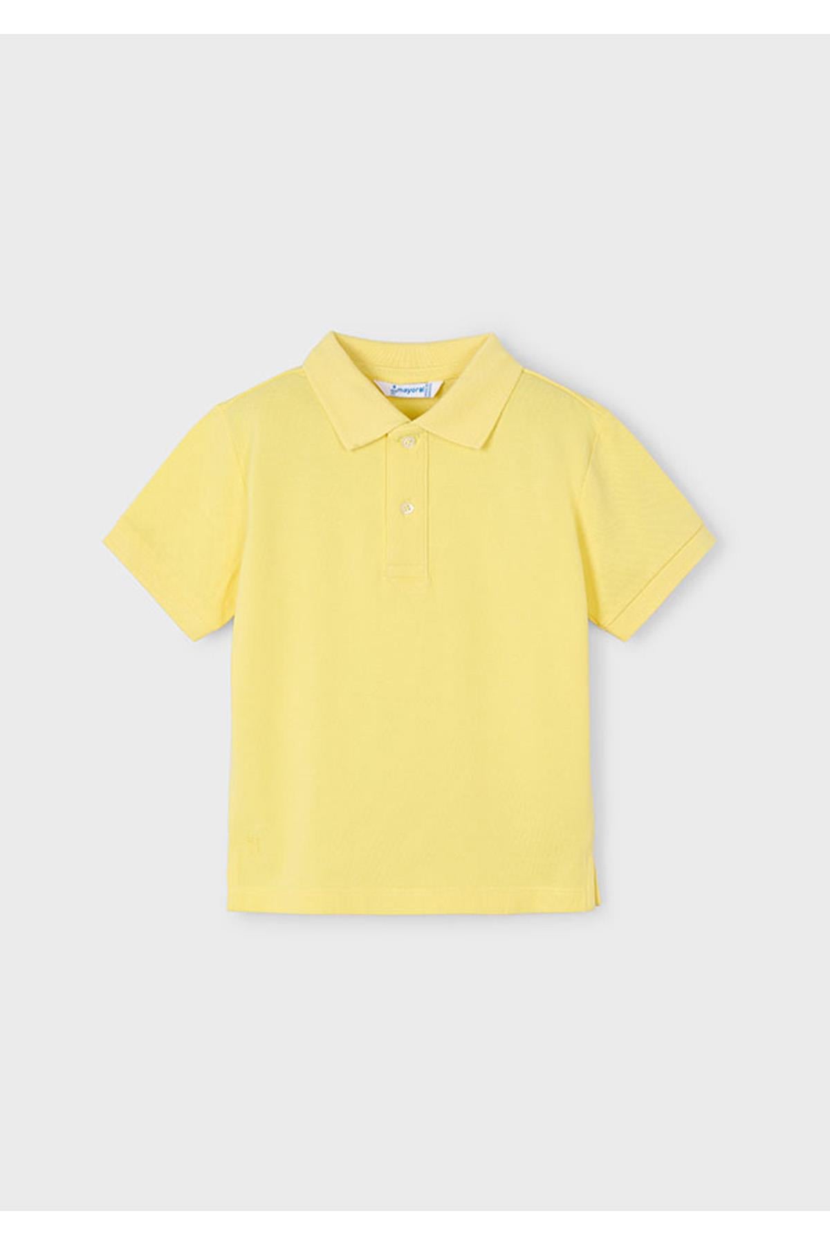 Mayoral Yazlık Erkek Çocuk Polo Yaka T-Shirt - Sarı
