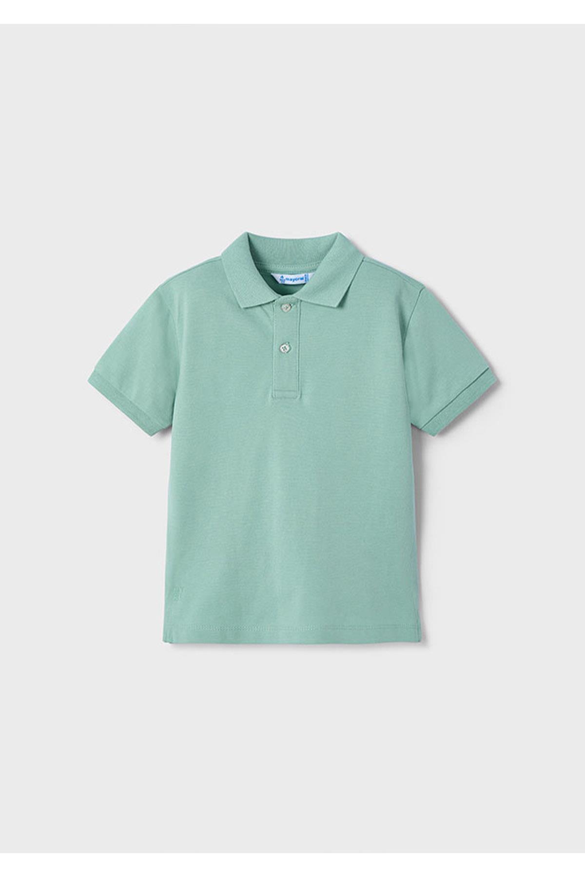 Mayoral Yazlık Erkek Çocuk Polo Yaka T-Shirt - Yeşil
