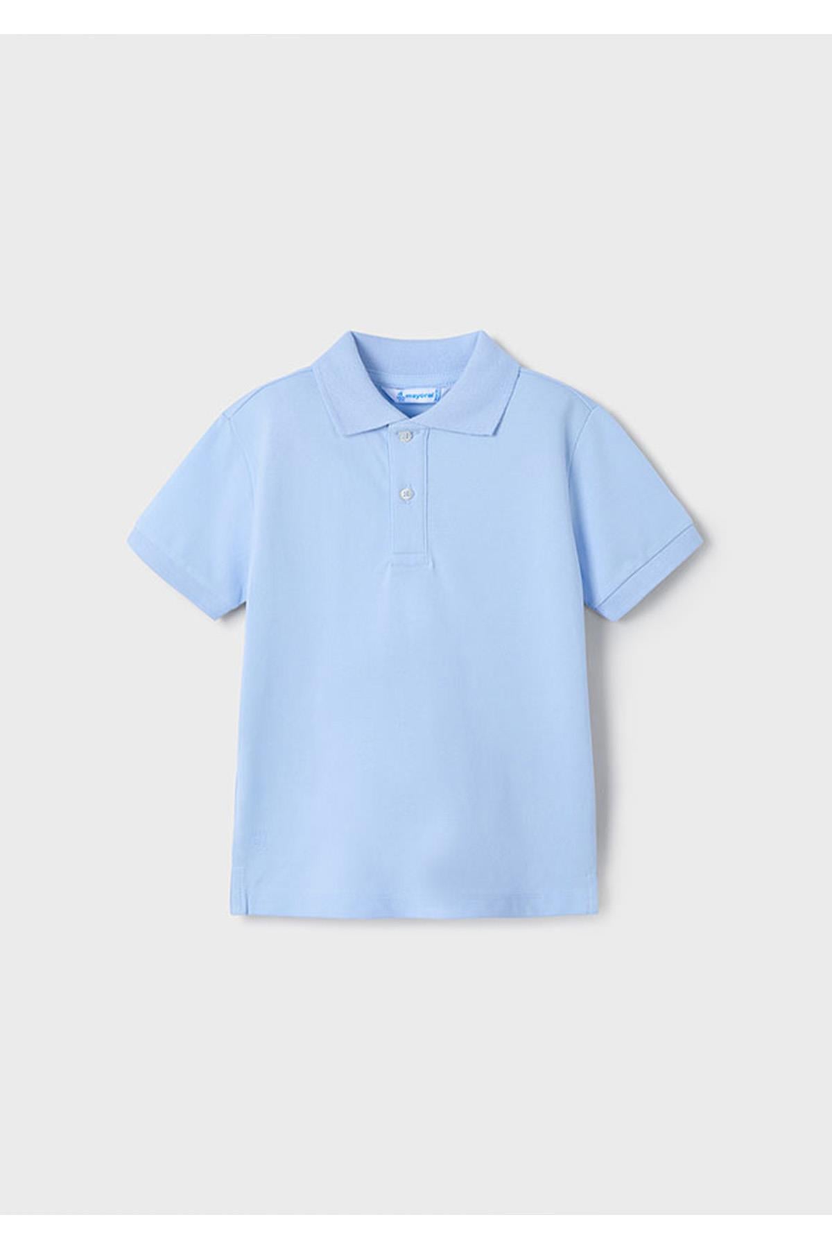 Mayoral Yazlık Erkek Çocuk Polo Yaka T-Shirt - Bebe Mavisi