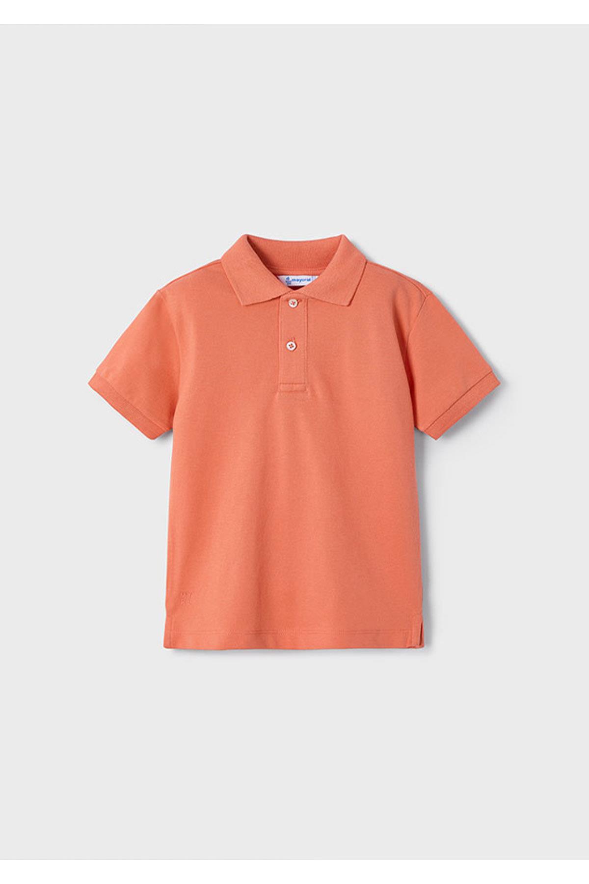 Mayoral Yazlık Erkek Çocuk Polo Yaka T-Shirt - Kiremit