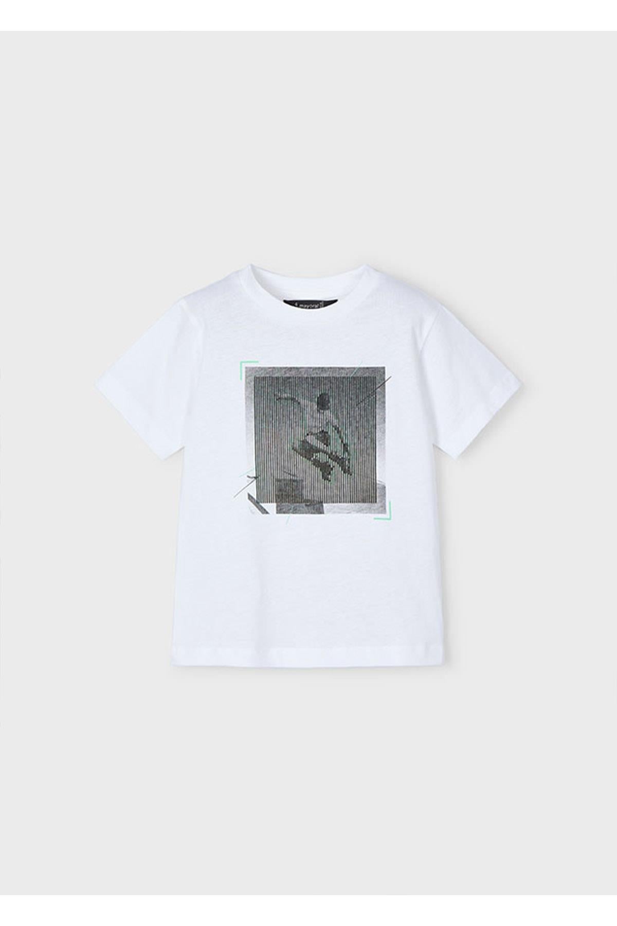 Mayoral Yazlık Erkek Çocuk T-Shirt - Beyaz