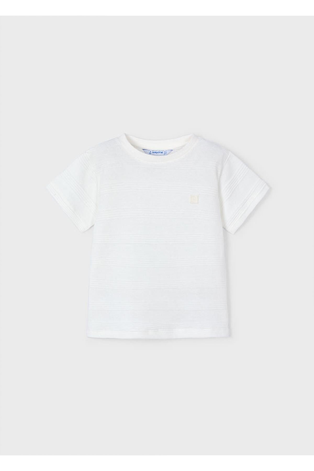 Mayoral Yazlık Erkek Çocuk T-Shirt - Ekru