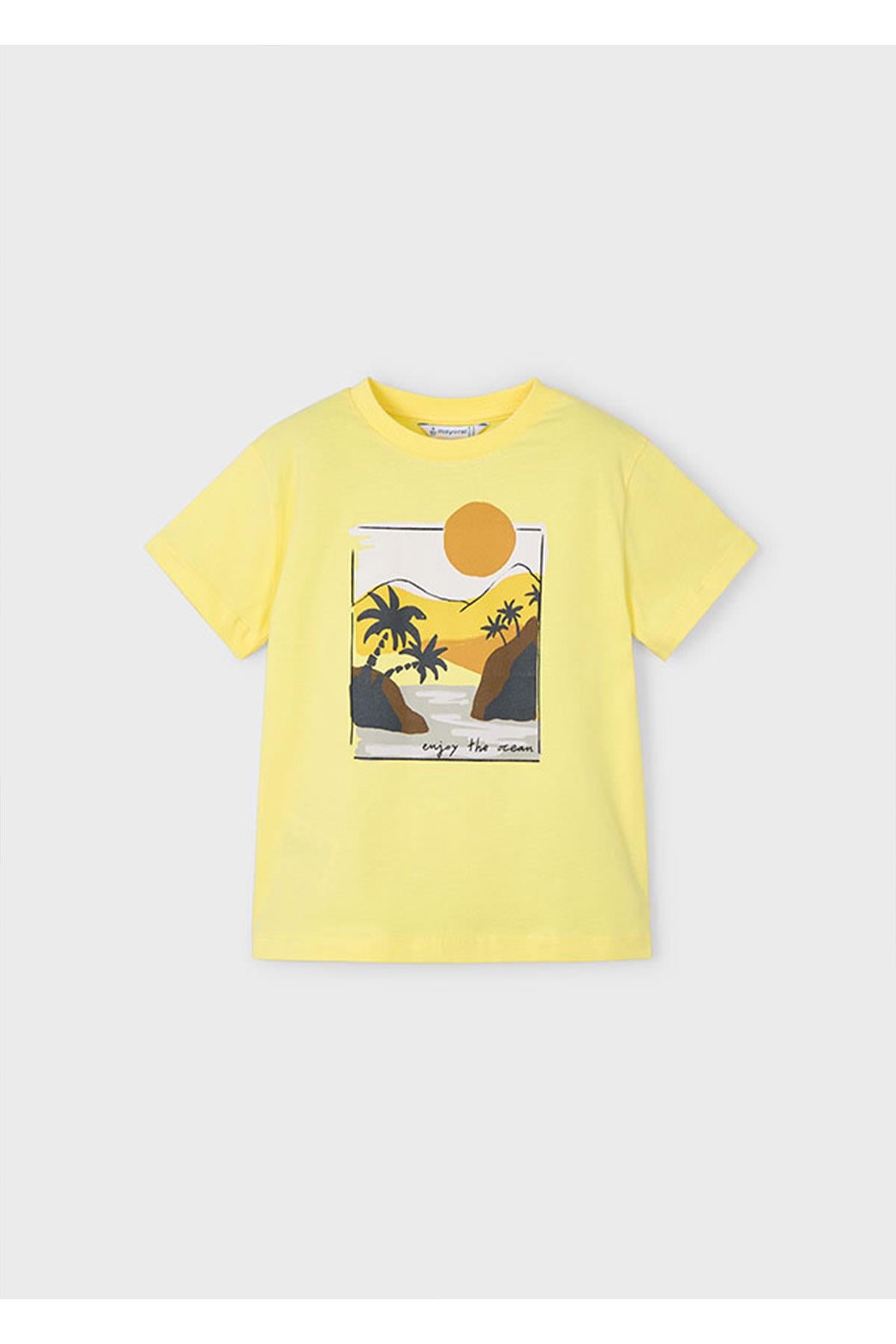 Mayoral Yazlık Erkek Çocuk T-Shirt - Sarı