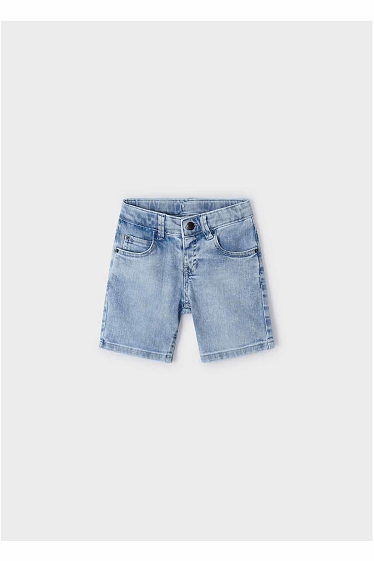 Mayoral Yazlık Erkek Denim Şort Mavi
