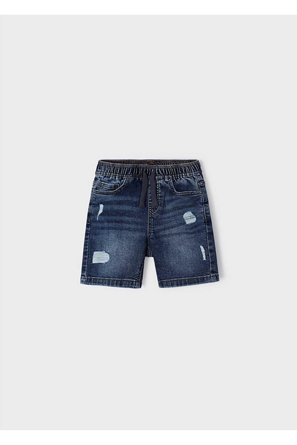 Mayoral Yazlık Erkek Denim Şort - Mavi