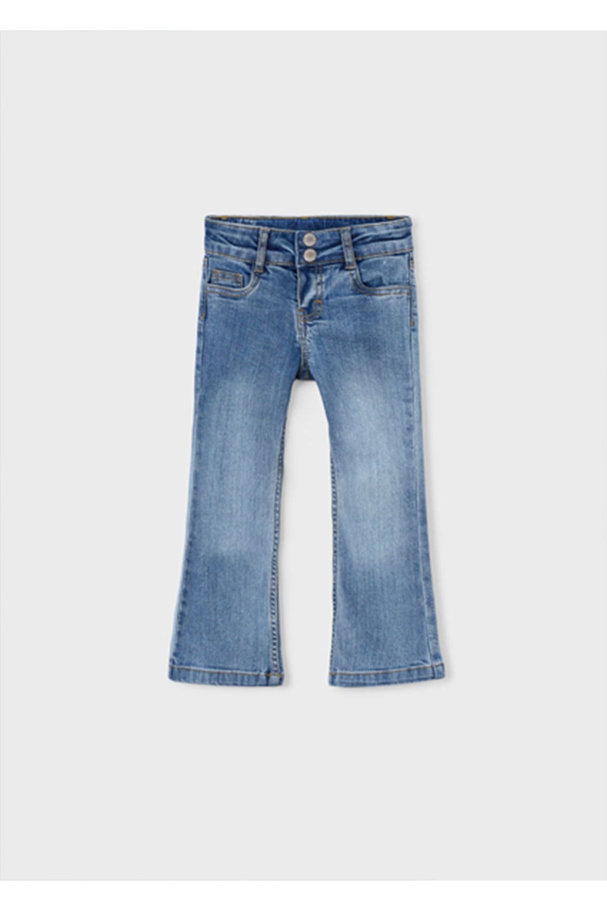 Mayoral Yazlık Kız Çocuk Denim Pantolon - Mavi
