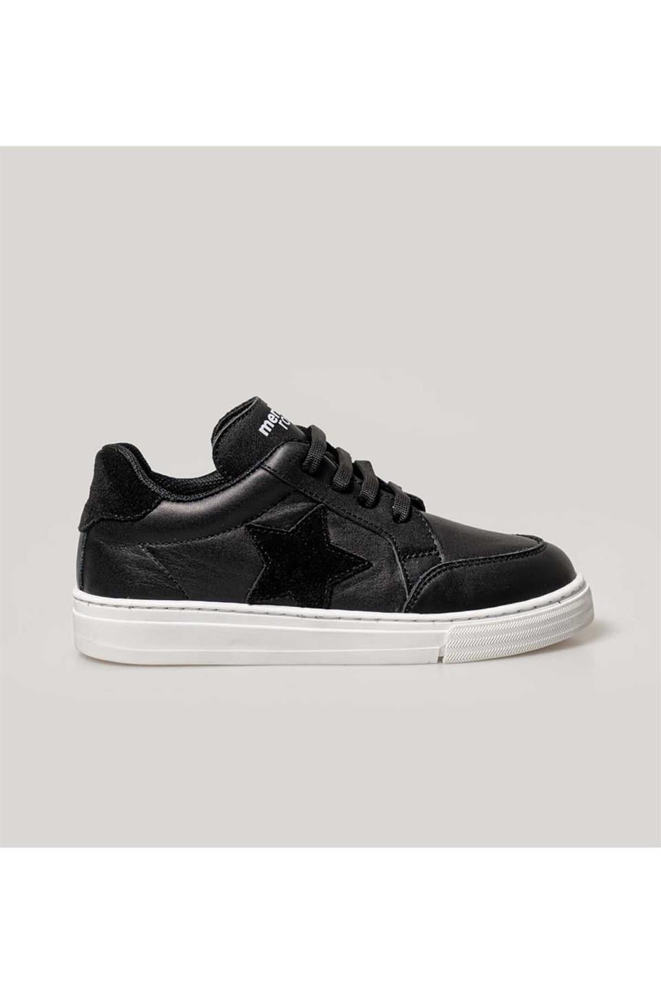 Merli&Rose Star Büyük Çocuk Sneaker | Siyah