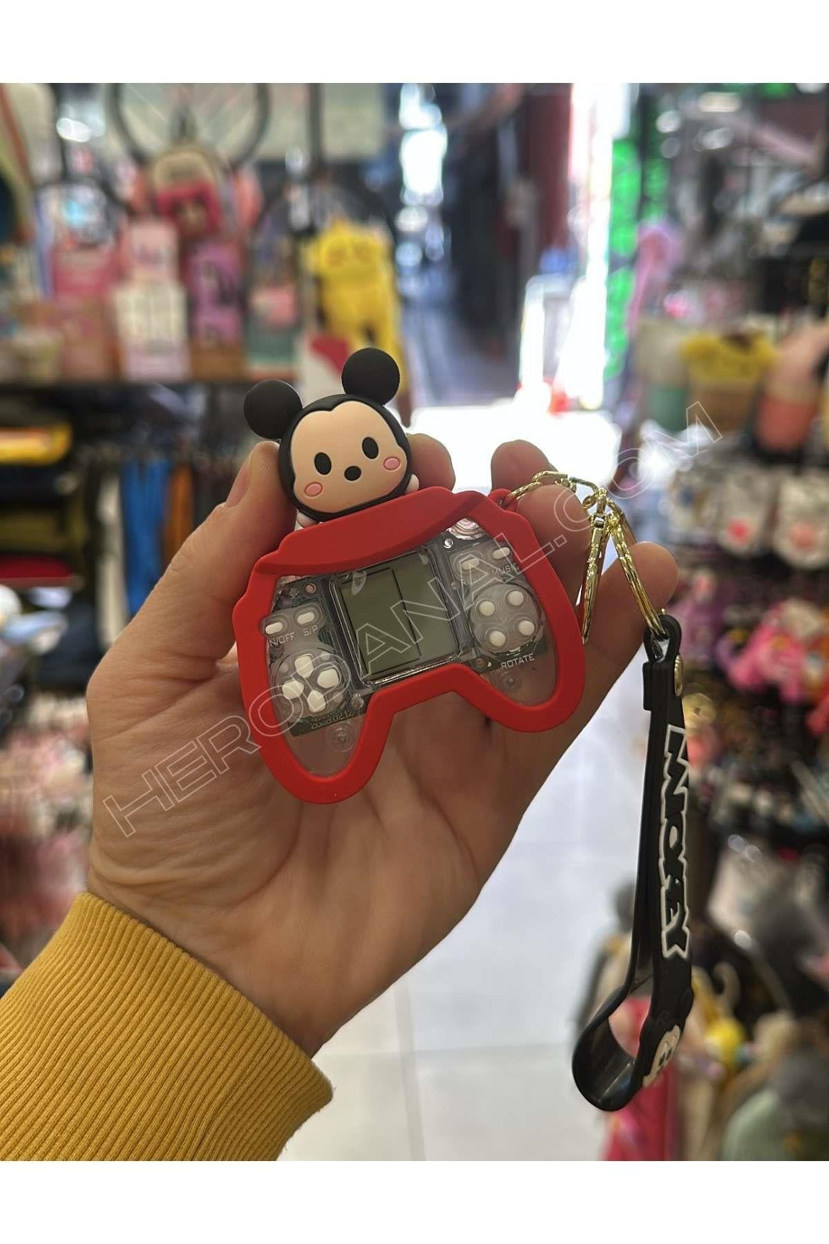 Mickey Mause Tetris Oyunlu Joystick Anahtarlık 