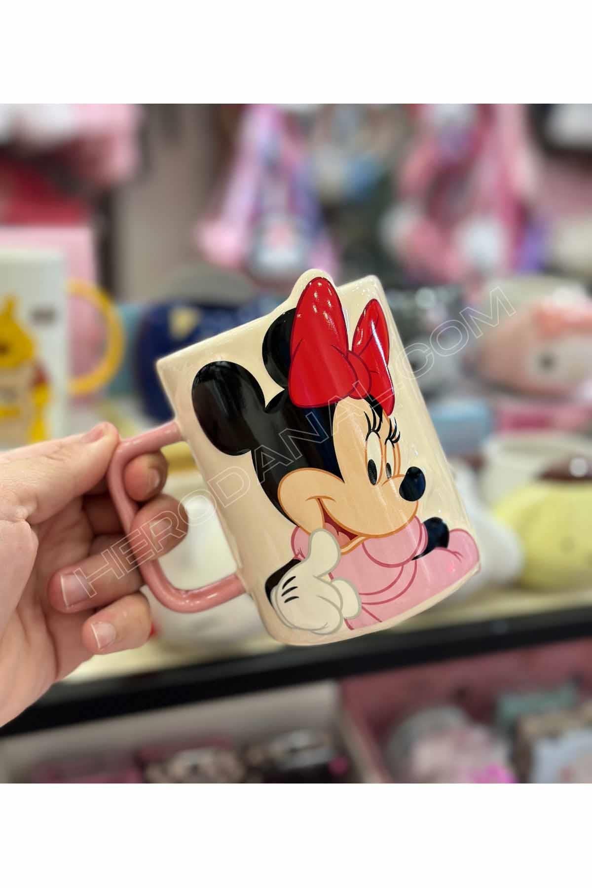 Minnie 3D Tasarım Mug Kupa Bardak