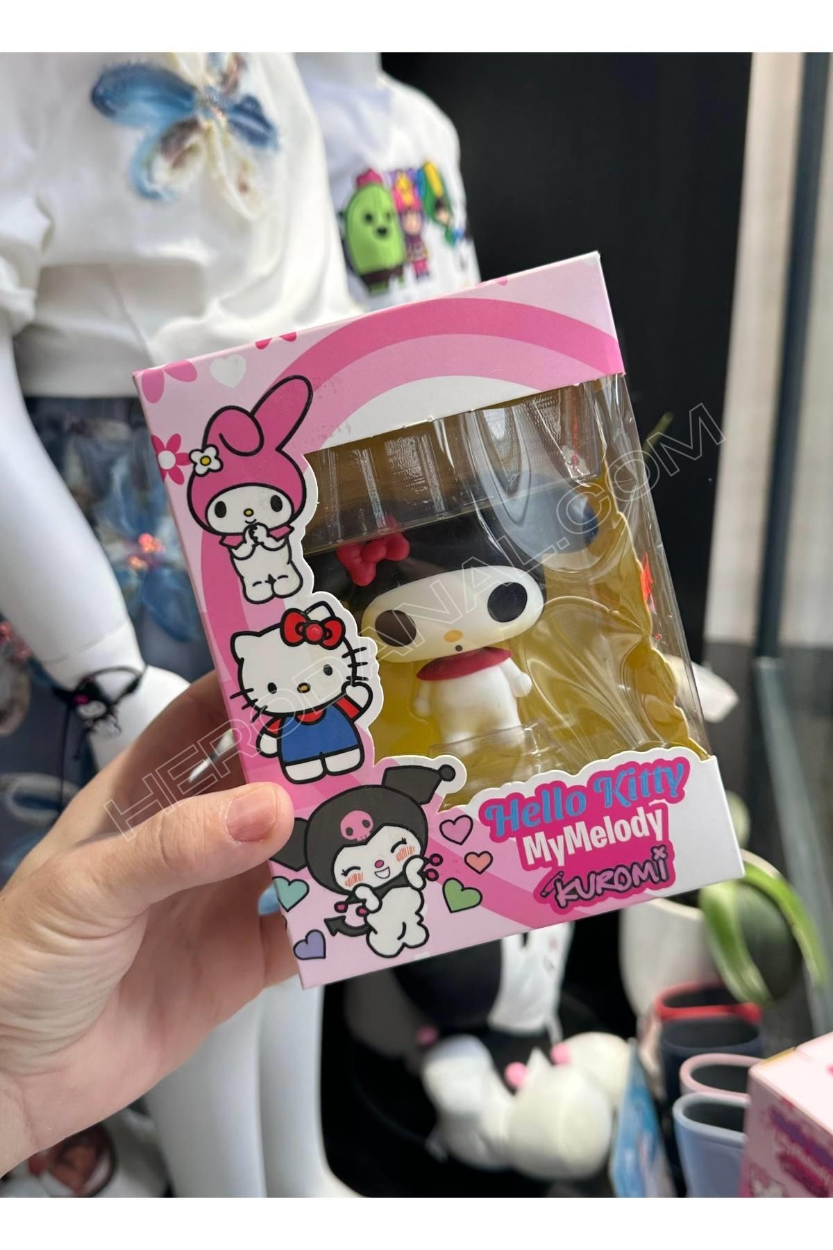 My Melody Oyuncak Figür Oynar Büyük Kafalı - Model 1 - Siyah