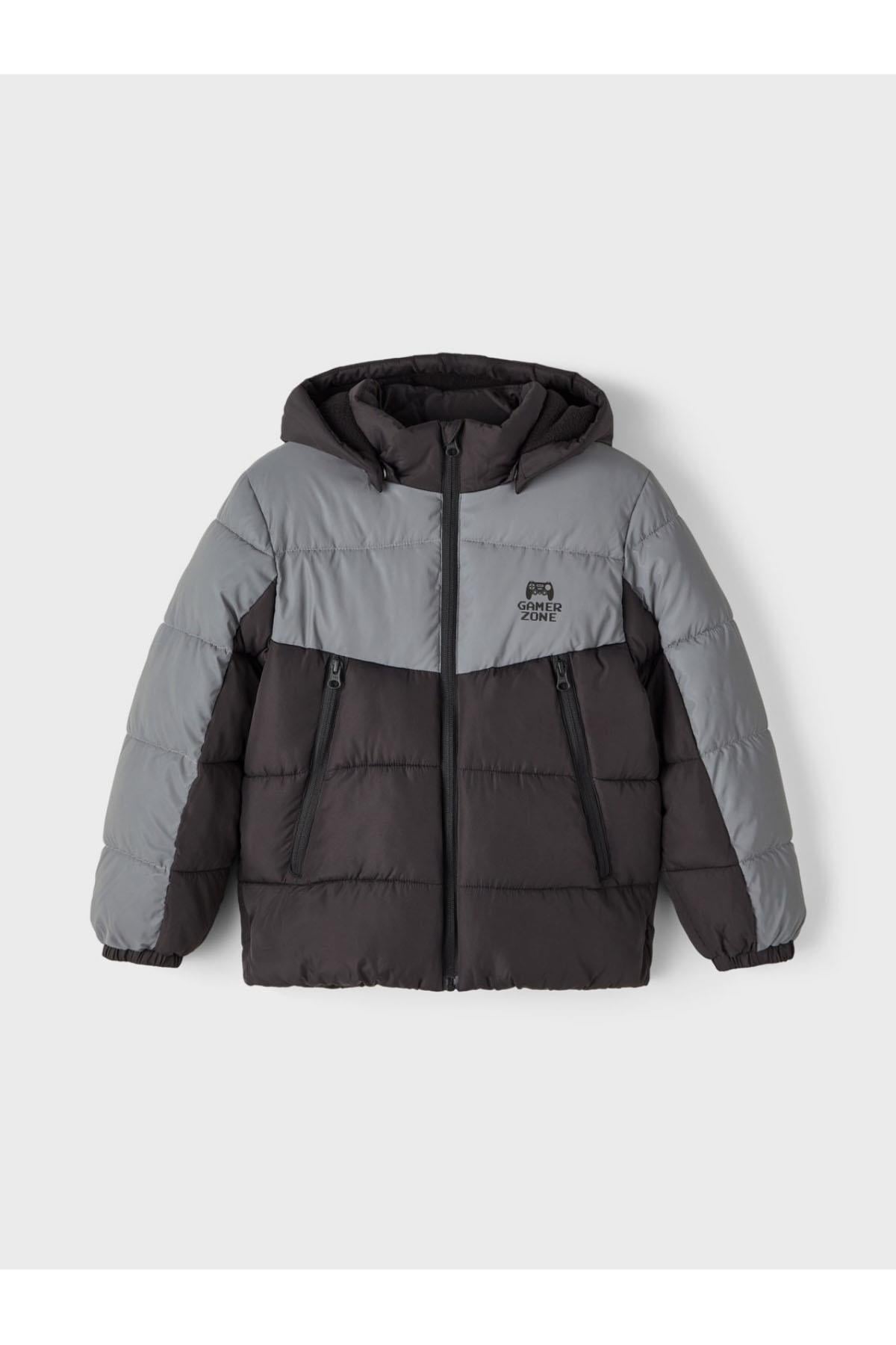 Name it Reflektörlü Gamer Zone Detayli Erkek Çocuk Mont