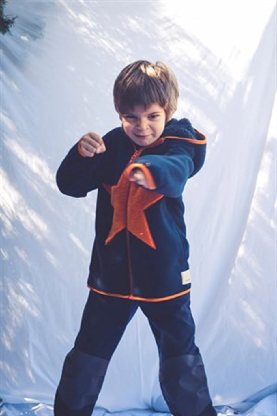 Polar Ceket | Yıldız Kabartmalı