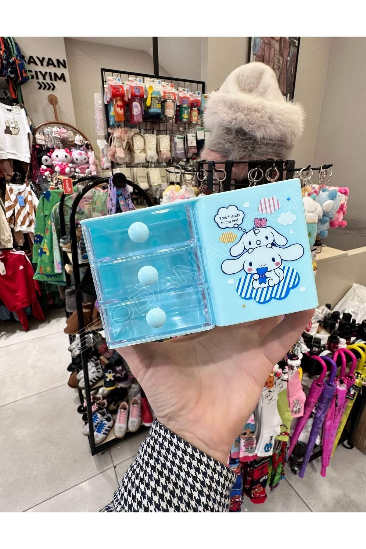 Sanrio Çekmece Deteylı Masa Üstü Kalemlik - Cinnamoroll