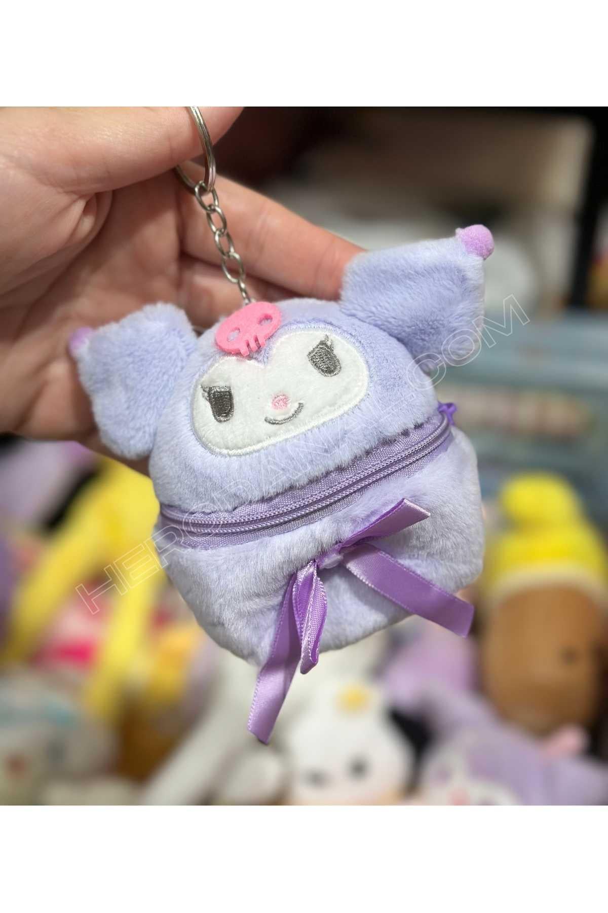 Sanrio Kuromi Peluş Cüzdan Anahtarlık