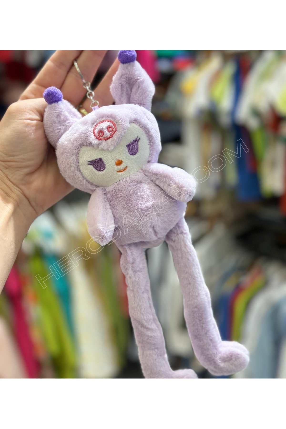 Sanrio Kuromi Uzayan Kulaklı Peluş Anahtarlık