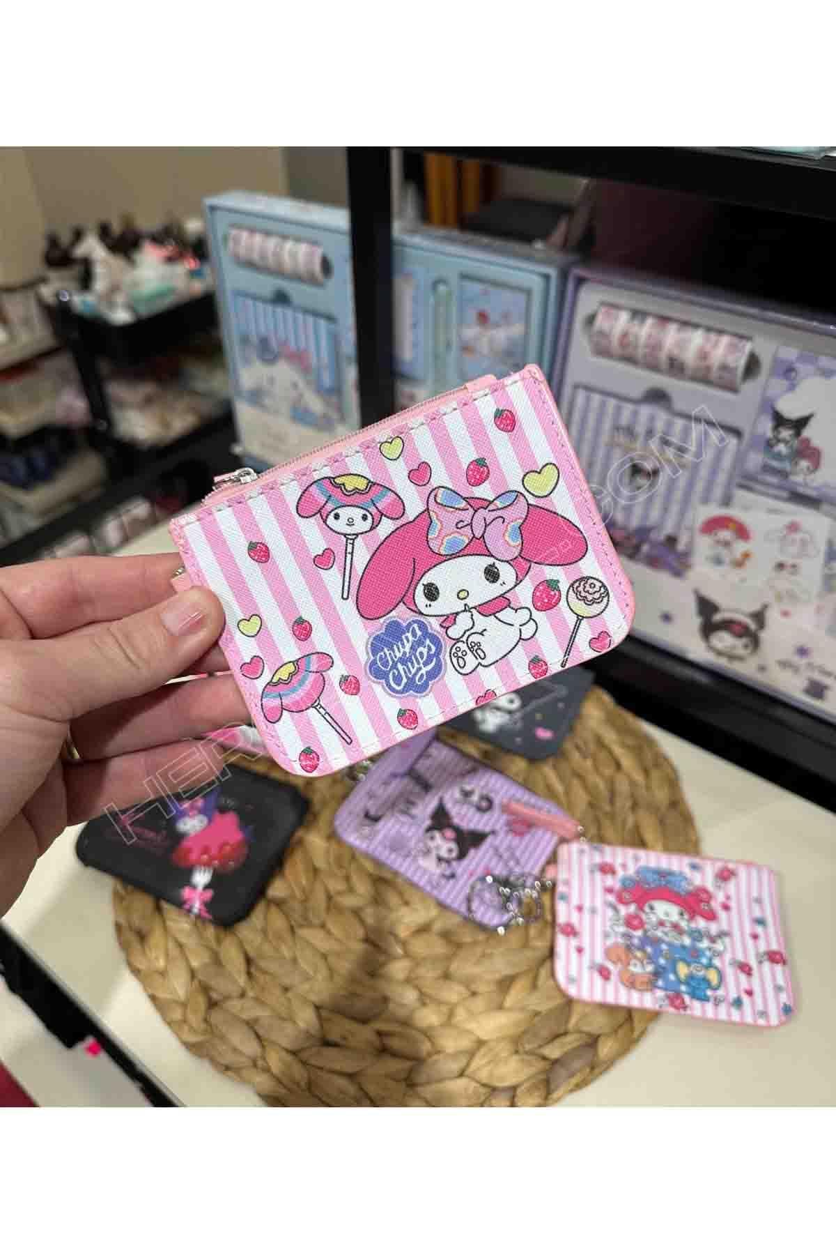 Sanrio My Melody Anahtarlıklı Mini Cüzdan - Model 3