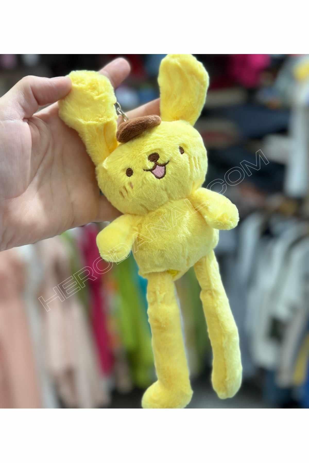 Sanrio Pompompurin Uzayan Kulaklı Peluş Anahtarlık
