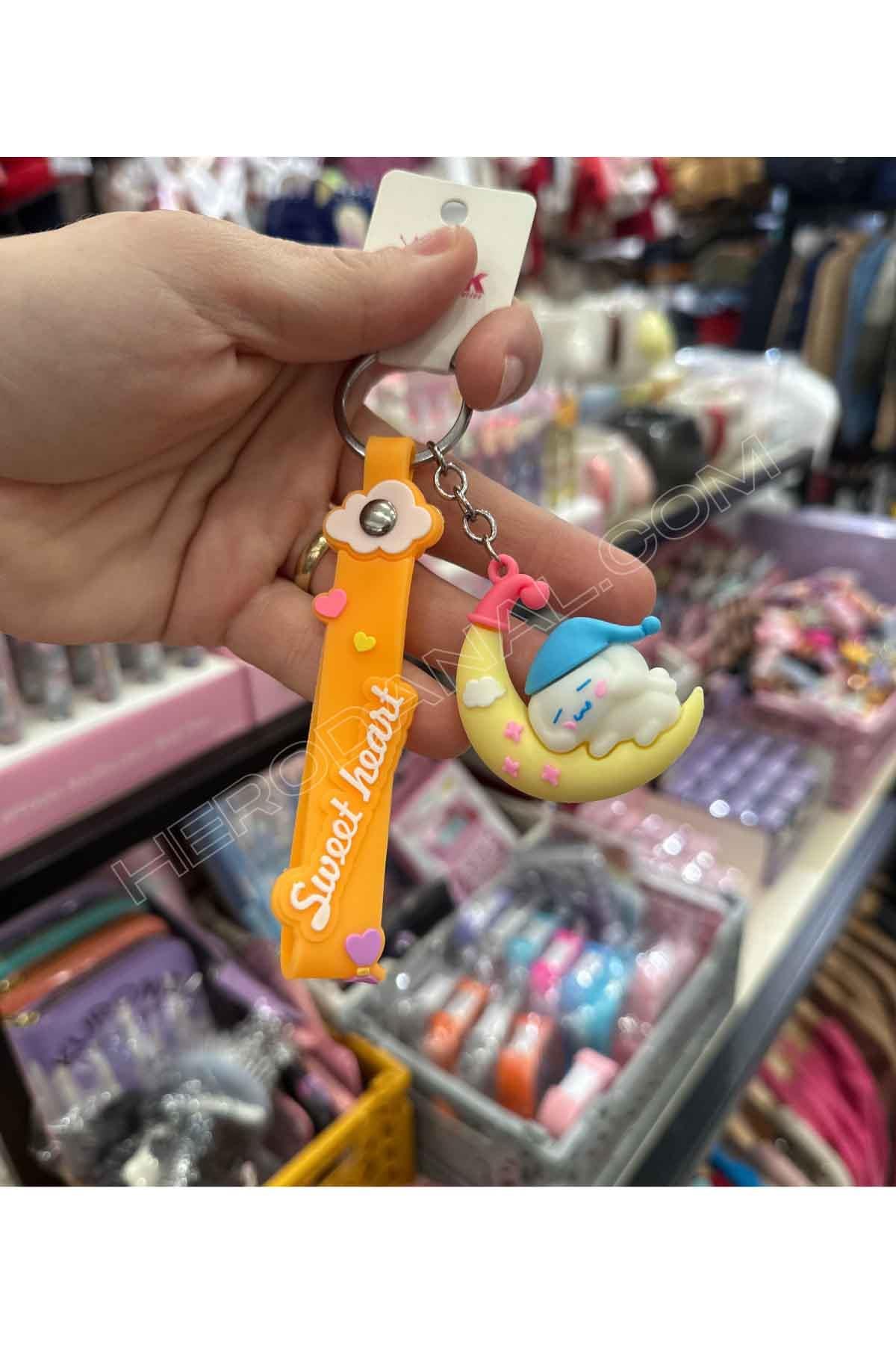 Sanrio Silikon Anahtarlık - Cinnamoroll - Model 1