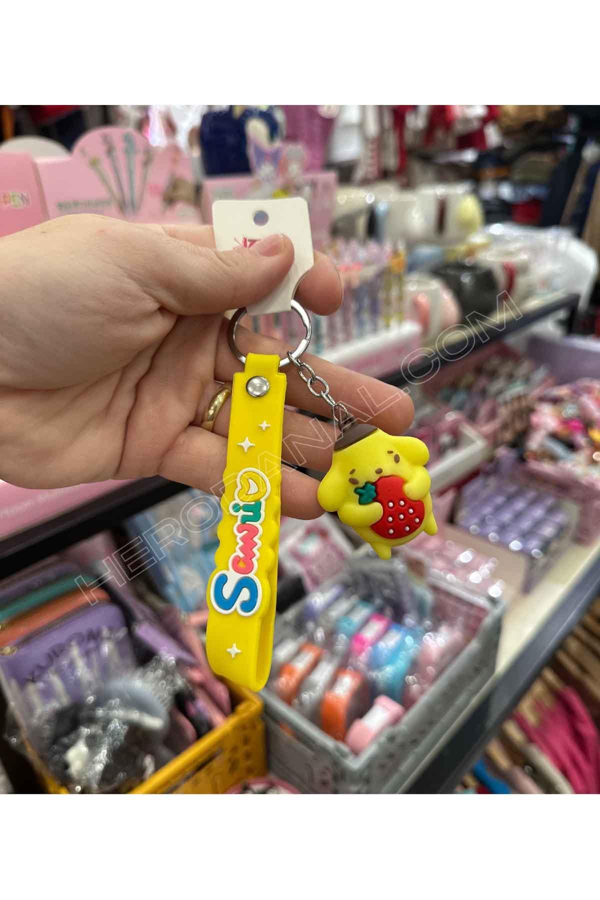 Sanrio Silikon Anahtarlık - Pompompurin - Model 1