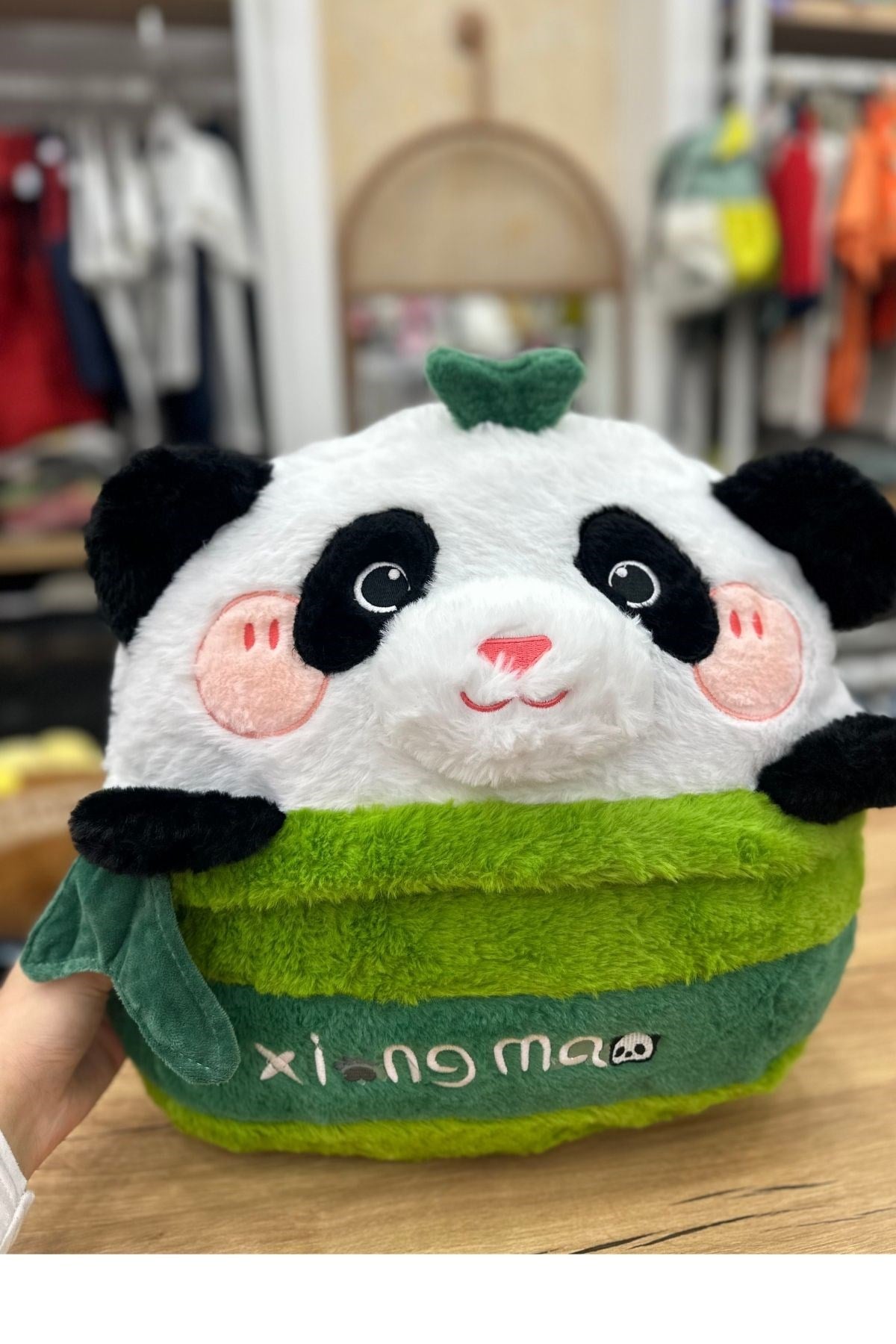 Sevimli Peluş Oyuncak Yastık Süpriz Battaniye- Model 4