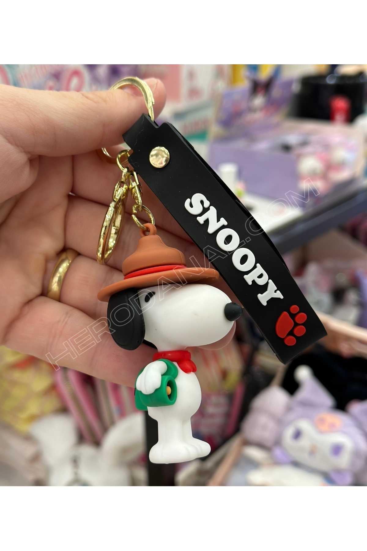 Sinoopy İri Boy Silkon Anahtarlık - Model 2